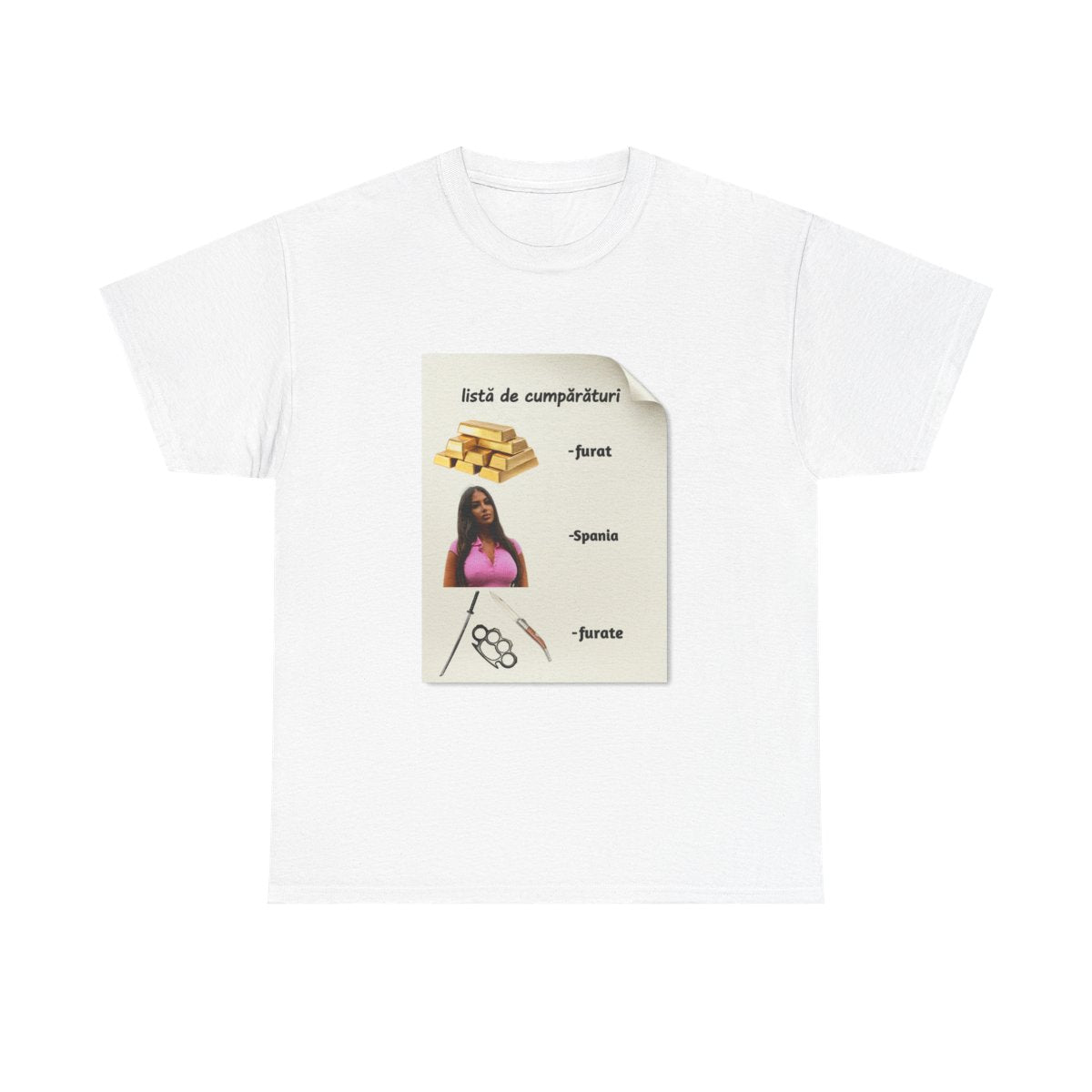 Tricou "LISTǍ DE CUMPǍRǍTURI"