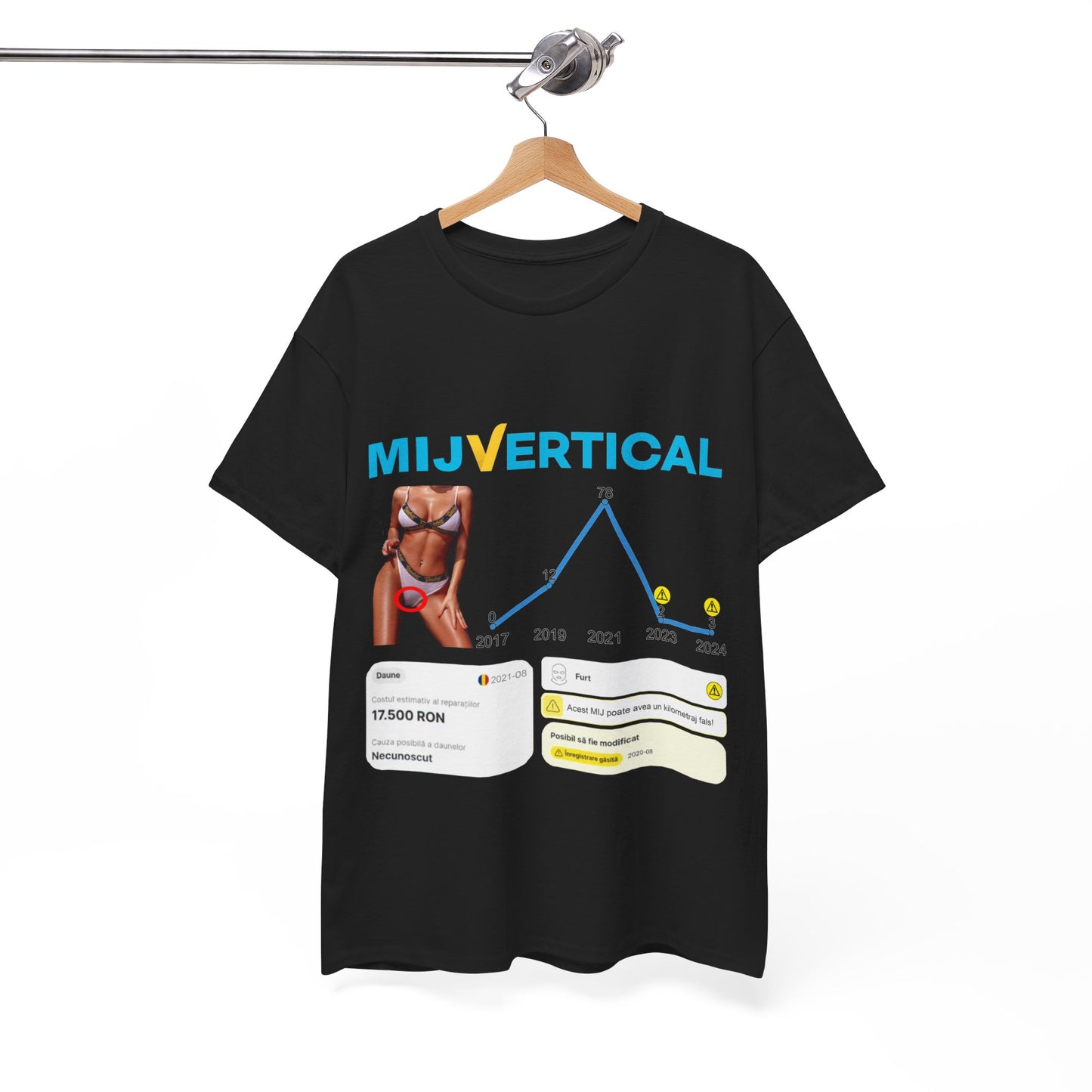 Tricou "MijVertical"