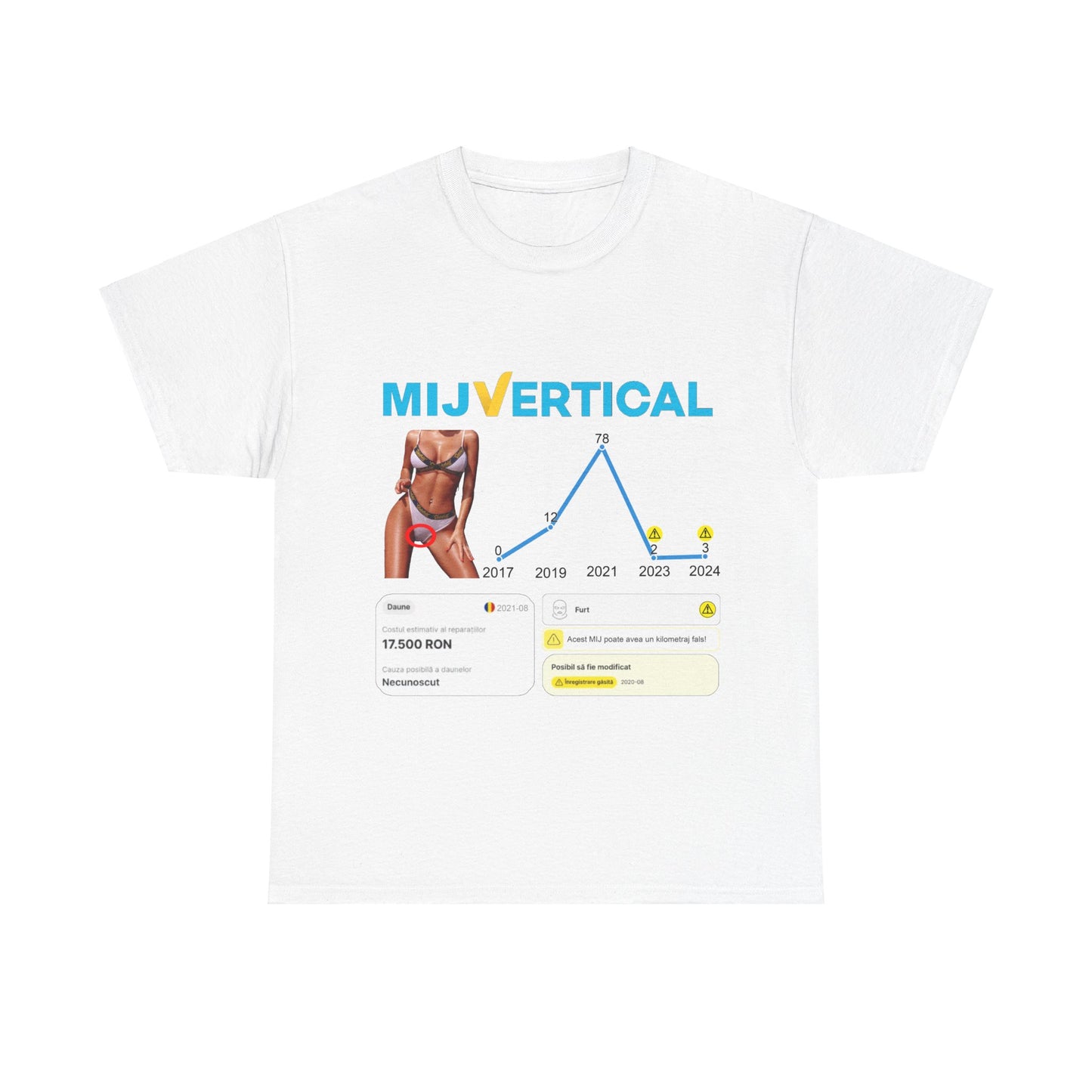 Tricou "MijVertical"