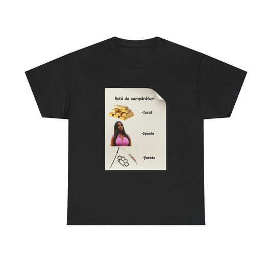 Tricou "LISTǍ DE CUMPǍRǍTURI"